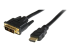 HDDVIMM1M - StarTech.com 1 m HDMI till DVI-D-kabel – M/M - Närbild