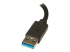 USB32HD2 - StarTech.com USB 3.0 to Dual HDMI Adapter, 1x 4K 30Hz & 1x 1080p, External Video & Graphics Card, USB Type-A to HDMI Dual Monitor Display Adapter Dongle, Supports Windows Only, Black - Närbild