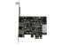 PEXUSB3S25 - StarTech.com PCI Express (PCIe) SuperSpeed USB 3.0-kortadapter med 2 portar och UASP – LP4-ström - Framsidan