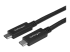 USB315CC2M - StarTech.com USB-C-kabel med Power Delivery (3 A) - Höger vinkel