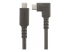 RUSB31CC1MBR - StarTech.com 3ft (1m) Rugged Right Angle USB-C Cable, USB 10 Gbps, USB C to C Data Transfer Cable, 4K 60Hz DP Alt Mode, 100W Power Delivery - Framsidan