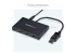 MSTDP124DP - StarTech.com 4-ports multi-bildskärmsadapter - Höger vinkel
