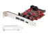 PEXUSB312A1C1H - StarTech.com 5-ports USB PCIe-kort - Höger vinkel