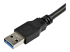 USB3SEXT2MBK - StarTech.com 2 m svart SuperSpeed USB 3.0-förlängningskabel A till A - Närbild