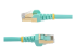 6ASPAT2MAQ - StarTech.com 2m CAT6A Ethernet Cable, 10 Gigabit Shielded Snagless RJ45 100W PoE Patch Cord, CAT 6A 10GbE STP Network Cable w/Strain Relief, Aqua, Fluke Tested/UL Certified Wiring/TIA - Flera vinklar