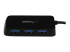 ST4300MINU3B - StarTech.com Bärbar SuperSpeed mini USB 3.0-hubb med 4 portar - Framsidan