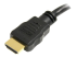HDMIEXTAA6IN - StarTech.com 6 in HDMI Extension Cable, Short HDMI Cable Male to Female, 4K HDMI Cable Extender, 4K 30Hz UHD HDMI Port Saver M/F, High Speed HDMI 1.4, 10.2Gbps Bandwidth, 30AWG, Black - Närbild