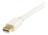 MDP2DPMM2MW - StarTech.com 2m 6 ft White Mini DisplayPort to DisplayPort 1.2 Adapter Cable M/M - Närbild