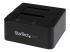 SDOCK2U33EB - StarTech.com Dual-Bay USB 3.0 eSATA to SATA Hard Drive Docking Station, USB Hard Drive Dock, External 2.53.5 SATA IIIIII, SSDHDD Docking Station, Hot-Swap Hard Drive Bays - Höger vinkel