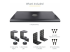 KEYBOARD-TRAY-CLAMP1 - StarTech.com Under-Desk Keyboard Tray, Clamp-on Keyboard Holder, Supports up to 12kg (26.5lb), Sliding Keyboard and Mouse Drawer with C-Clamps, Height Adjustable Keyboard Tray - Framsidan