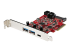 PEXUSB312A1C1H - StarTech.com 5-ports USB PCIe-kort - Vänster vinkel