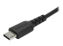RUSB2AC2MB - StarTech.com 2 m USB 2.0 till USB-C-kabel -&nbsp;svart&nbsp; - Närbild