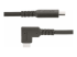 RUSB31CC1MBR - StarTech.com 3ft (1m) Rugged Right Angle USB-C Cable, USB 10 Gbps, USB C to C Data Transfer Cable, 4K 60Hz DP Alt Mode, 100W Power Delivery - Framsidan