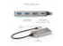 HB31C3A1CDPPD3 - StarTech.com 4-Port USB-C Hub with USB-C DP Alt Mode Video Output 4K 60Hz, 3x USB-A, 1x USB-C, 100W Power Delivery Pass-Through, USB 3.2 Gen 2 (10Gbps), Portable USB Type-C to USB Type-A/C - Flera vinklar