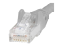 N6PATCH100GR - StarTech.com Cat6 patchkabel med hakfria RJ45-kontakter - Närbild