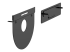 939-001817 - Logitech Tap Wall Mount - Vänster vinkel