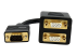 VGASPL1VV - StarTech.com 30 cm VGA till 2x VGA-videosplitterkabel – M/F - Framsidan