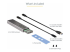 M2-USB-C-NVME-SATA - StarTech.com USB-C 10Gbps to M.2 NVMe or M.2 SATA SSD Enclosure, Tool-free M.2 PCIe/SATA NGFF SSD Enclosure, Portable Aluminum Case, USB Type-C & USB-A Host Cables, For 2230/2242/2260/2280 - Höger vinkel