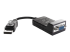 AS615AA - HP - VGA-adapter - DisplayPort (hane) till HD-15 (VGA) (hona) - Vänster vinkel