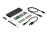 SM2E1BMU31C - StarTech.com USB-C 10 Gbps till M.2 NVMe eller M.2 SATA SSD-inneslutning - Vänster vinkel