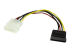 SATAPOWADAP - StarTech.com 15 cm 4-stifts LP4 till SATA-strömkabeladapter - Framsidan
