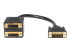 DVISPL1DD - StarTech.com 30 cm DVI-D till 2x DVI-D digital video splitter kabel – M/F - Framsidan