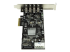 PEXUSB3S42V - StarTech.com PCI Express (PCIe) SuperSpeed USB 3.0-kortadapter med 4 portar och 2 dedicerade kanaler på 5 Gbps – UASP – SATA/LP4-ström - Höger sida