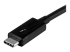 TBLT3MM1M - StarTech.com 1m (3.3ft) Thunderbolt 3 Cable, 20Gbps, 100W PD, 4K Video, Thunderbolt-Certified, Compatible w/ TB4/USB 3.2/DisplayPort - Närbild
