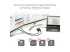 USB32HD2 - StarTech.com USB 3.0 to Dual HDMI Adapter, 1x 4K 30Hz & 1x 1080p, External Video & Graphics Card, USB Type-A to HDMI Dual Monitor Display Adapter Dongle, Supports Windows Only, Black - Vänster vinkel