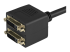 DVISPL1DD - StarTech.com 30 cm DVI-D till 2x DVI-D digital video splitter kabel – M/F - Närbild