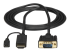HD2VGAMM6 - StarTech.com HDMI till VGA aktiv konverteringskabel på 1,8 m – HDMI till VGA adapter – 1920x1200 eller 1080p - Framsidan