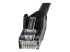 N6PATCH100BK - StarTech.com Cat6 patchkabel med hakfria RJ45-kontakter - Närbild