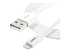 USBLT2MW - StarTech.com 2 m USB till Lightning-kabel - Närbild