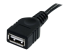 USBEXTAA3BK - StarTech.com 91 cm svart USB 2.0-förlängningskabel A till A – M/F - Höger vinkel