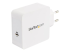 WCH1CEU - StarTech.com USB-C? väggladdare med 1 port och 60 W strömförsörjning - Vänster vinkel